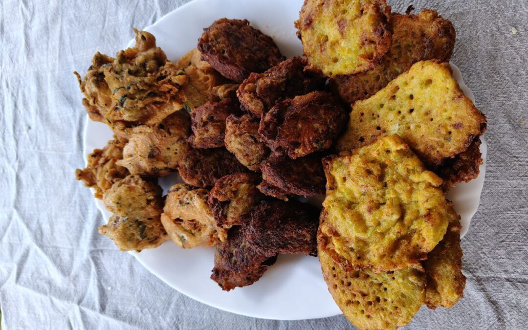 Frittelle estive veg-friendly servite calde